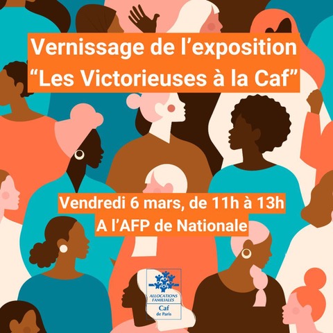 Exposition « Les Victorieuses » à la CAF !