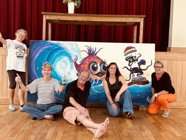 Fresque Lili Skribouillage