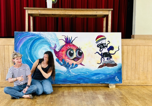 Fresque Lili Skribouillage