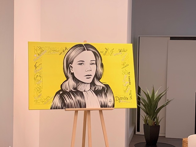 Gisèle Halimi by @Maca Dessine
